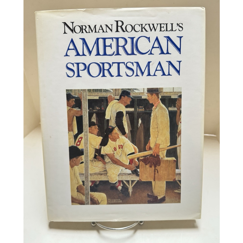 Norman Rockwell's American Sportsman, 1990 1st Edition Art Book HB, DJ
